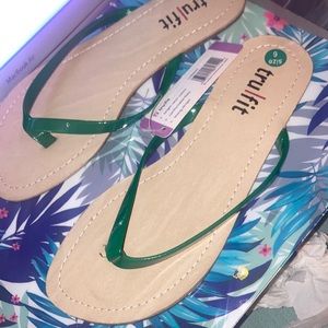 Trujfit simple thing leather sandles